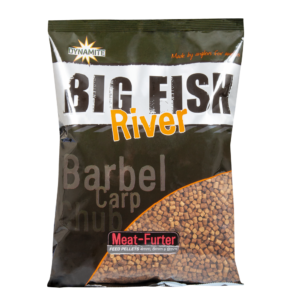 BIG FISH RIVER MEAT-FURTER PELLETS 4, 6 & 8MM 1.8KG