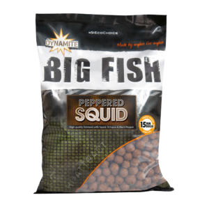 PEPPERED SQUID BOILIES 15MM 1.8KG