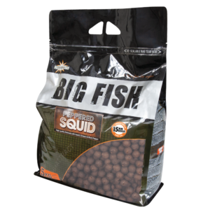 PEPPERED SQUID BOILIES 15MM 5KG