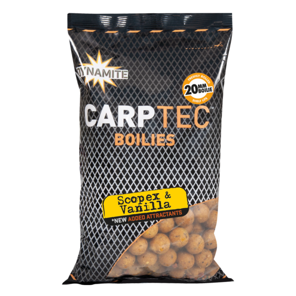 CARPTEC SCOPEX & VANILLA BOILIES 20MM 900G