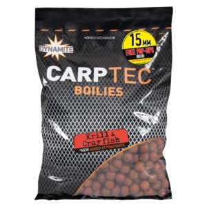 CARPTEC KRILL & CRAYFISH BOILIES 15MM 1.8KG