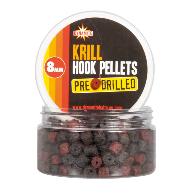 PRE-DRILLED HOOK PELLETS KRILL 8MM