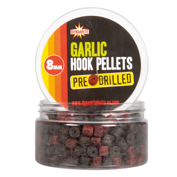 PRE-DRILLED HOOK PELLETS GARLIC 8MM